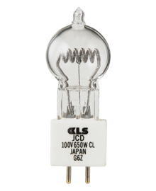 JCD100V300WCL　フィリップス（KLS)　　定格電圧100Ｖ　消費電力300Ｗ　全光束7500lm　色温度3200k　平均寿命150h　点灯方向BD/HOR　LCL37mm Aガラス径24mm　MOL全長63mm　口金G6.35/15×19